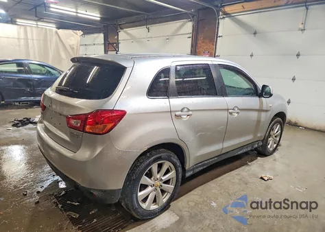 2015 Mitsubishi Outlander Sport Es from USA, damaged, VIN 4A4AP3AU7FE001928
